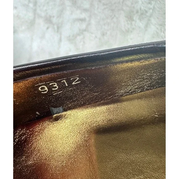 Taryn Rose Pumps Women 38.5 Brown Excellent Embroidered Leather Block Heel 9312 - Picture 11 of 11